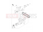 KAWASAKI MULE 600 (KAF400BBF) Driven Converter/Drive Belt