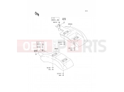KAWASAKI MULE 600 (KAF400BDF) Rear Fender(s)