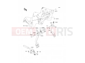 KAWASAKI MULE 600 (KAF400BEF) Brake Pedal
