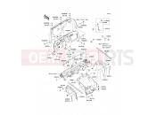 KAWASAKI MULE 600 (KAF400BFF) Frame Fittings(Front)