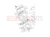 KAWASAKI MULE 600 (KAF400BGF) Frame Fittings(Front)