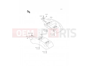 KAWASAKI MULE 600 (KAF400BGF) Rear Fender(s)
