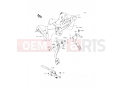 KAWASAKI MULE 600 (KAF400BGF) Brake Pedal