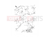KAWASAKI MULE 600 (KAF400BGF) Front Brake Piping