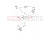 KAWASAKI MULE 600 (KAF400BGF) Rear Brake Piping