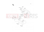 KAWASAKI MULE 610 4x4 (KAF400A8F) Rear Fender(s)