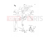 KAWASAKI MULE 610 4x4 (KAF400A8F) Brake Pedal