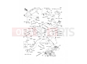 KAWASAKI MULE 610 4x4 (KAF400A8F) Front Brake Piping