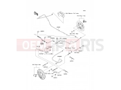 KAWASAKI MULE 610 4x4 (KAF400A8F) Rear Brake Piping