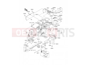KAWASAKI MULE 610 4x4 (KAF400ADF) Frame Fittings(Rear)