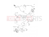 KAWASAKI MULE 610 4x4 (KAF400ADF) Rear Brake Piping