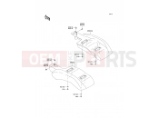 KAWASAKI MULE 610 4x4 (KAF400AEF) Rear Fender(s)