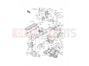 KAWASAKI MULE PRO-DX (KAF1000DHF) Frame Fittings(Rear)