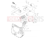 KAWASAKI MULE PRO-DX (KAF1000EHF) Air Cleaner-Belt Converter