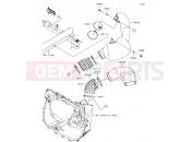 KAWASAKI MULE PRO-DX (KAF1000FHF) Air Cleaner-Belt Converter