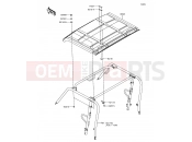KAWASAKI MULE PRO-DX (KAF1000FHF) Sun Top