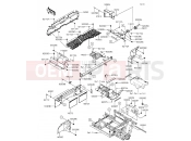 KAWASAKI MULE PRO-DXT (KAF1000BGF) Frame Fittings(Rear)
