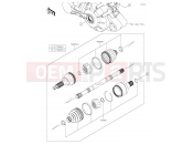KAWASAKI MULE PRO-DXT (KAF1000AHF) Drive Shaft-Rear