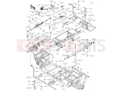KAWASAKI MULE PRO-DXT (KAF1000BHF) Frame