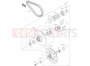 KAWASAKI MULE PRO-DXT (KAF1000AJF) Driven Converter/Drive Belt