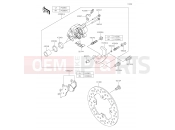 KAWASAKI MULE PRO-DXT (KAF1000BKF) Front Brake