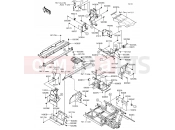 KAWASAKI MULE PRO-FX (KAF820HHF) Frame Fittings(Rear)