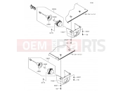 KAWASAKI MULE PRO-FX (KAF820HHF) Taillight(s)