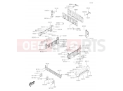 KAWASAKI MULE PRO-MX (KAF700BKF) Rear Fender(s)