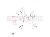 KAWASAKI MULE PRO-MX (KAF700BKF) Taillight(s)
