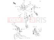 KAWASAKI MULE SX (KAF400HHF) Brake Pedal