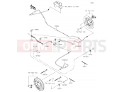 KAWASAKI MULE SX (KAF400HHF) Rear Brake Piping
