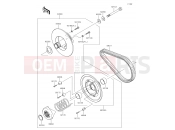 KAWASAKI MULE SX (KAF400JHF) Driven Converter/Drive Belt