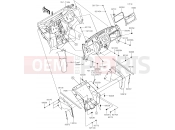 KAWASAKI MULE SX (KAF400JHF) Frame Fittings(Front)