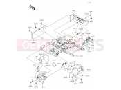 KAWASAKI MULE SX (KAF400JHF) Frame Fittings(Rear)