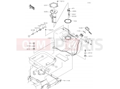 KAWASAKI MULE SX (KAF400JHF) Fuel Tank