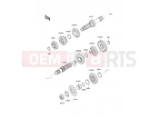 KAWASAKI KX450F (KX450D6F) Transmission
