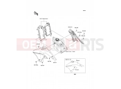 KAWASAKI KX450F (KX450D6F) Engine Shrouds