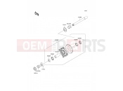 KAWASAKI KX450F (KX450D6F) Front Hub