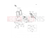 KAWASAKI KX450F (KX450D7F) Engine Shrouds