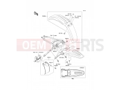 KAWASAKI KX450F (KX450D7F) Fenders