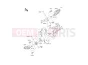 KAWASAKI 2009 Footrests
