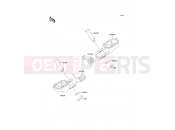 KAWASAKI 2009 Footrests