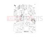 KAWASAKI 2009 Radiator