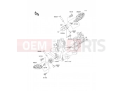 KAWASAKI 2011 Footrests