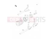 KAWASAKI 2011 Gear Change Drum/Shift Fork(s)