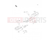 KAWASAKI 2011 Footrests