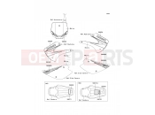 KAWASAKI 2011 Labels