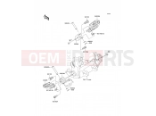 KAWASAKI 2012 Footrests