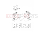 KAWASAKI 2012 Labels(ACF/BCF)