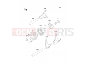 KAWASAKI 2013 Gear Change Drum/Shift Fork(s)